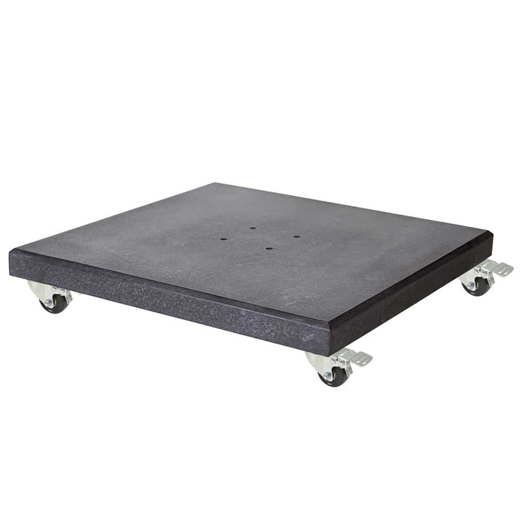 modena parasolvoet 120kg met zwenkwielen | graniet | antraciet