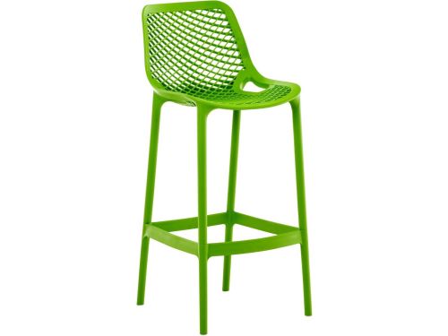 Moderne Barkruk met Rugleuning en Voetsteun - Ergonomisch en Waterafstotend