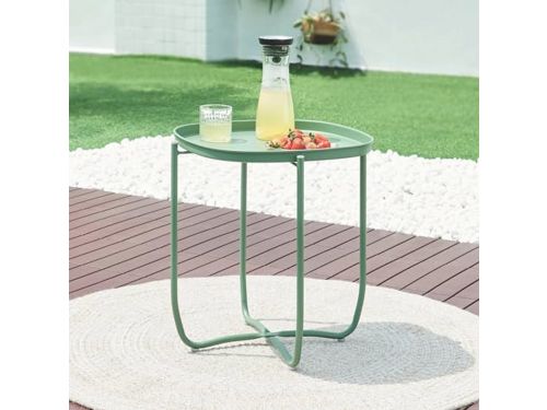 Moderne Bijzettafel Voor Buiten - Vierkante Dienbladtafel - Tuin, Balkon