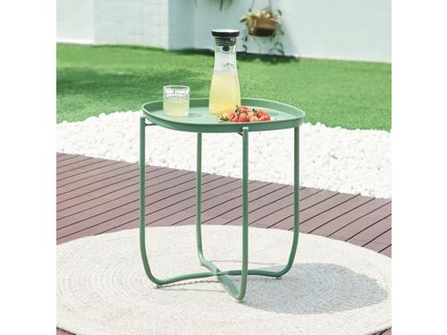 Moderne Bijzettafel Voor Buiten - Vierkante Dienbladtafel - Tuin, Balkon