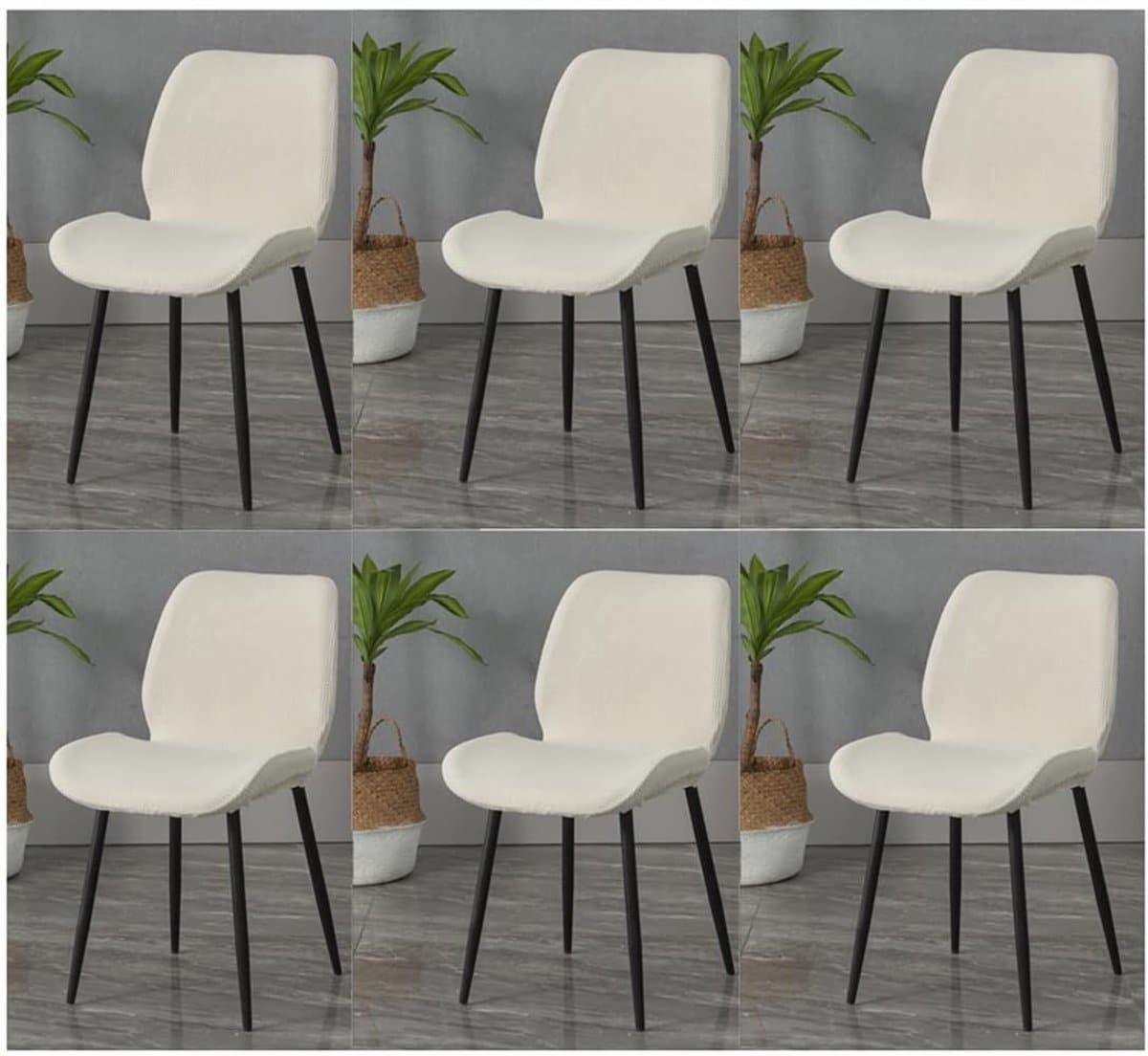 moderne hoofdkussenhoezen voor barstoelen met rugleuning stretch stof voor