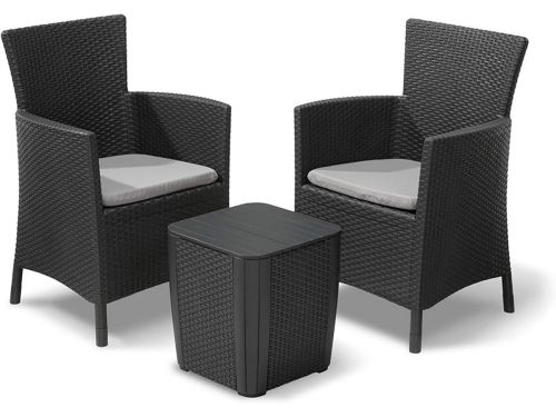 Moderne Rattan Balkonset - Ruimtebesparend, Comfortabel en Weerbestendig
