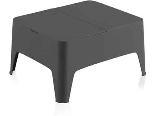 Moderne Tuin Bijzettafel met Lade - Antraciet