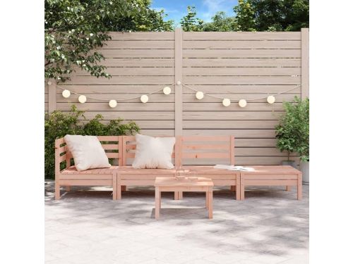 Modulaire Tuin Loungebank voor 4 Personen van Massief Douglas Hout