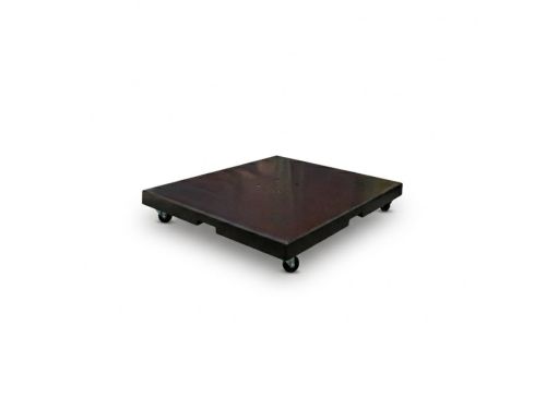 Monza parasolvoet 90kg met zwenkwielen | graniet | antraciet