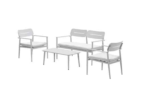 Morella loungeset - 4-delig - taupe - valley sand