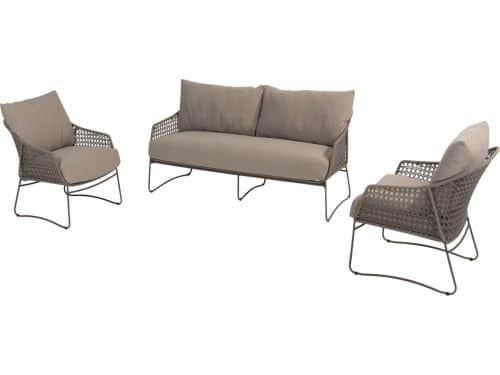 Moretti stoel bank loungeset 3 delig rope terre 4 Seasons