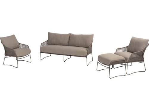 Moretti stoel bank loungeset 4 delig rope terre 4 Seasons