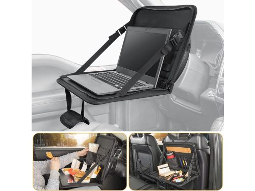 Multifunctionele Autotafel met Drankhouder - Klaptafel voor Stuurwiel, Passagiersstoel en