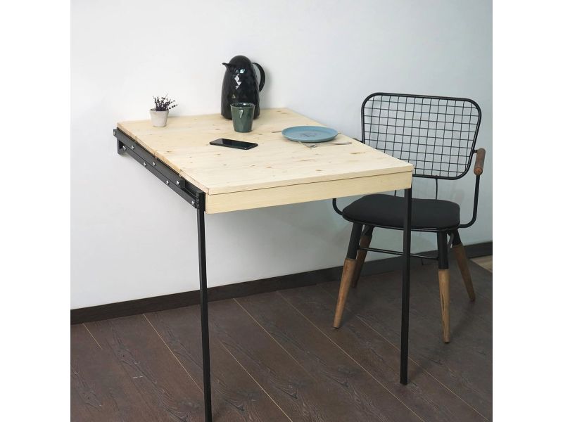 Multifunctionele klaptafel en wandtafel voor klein ruimtegebruik