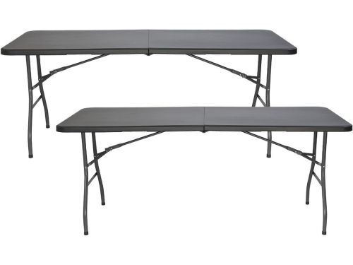 Multifunctionele Rechthoekige Klaptafels Set van 2 - Ideaal voor Buiten