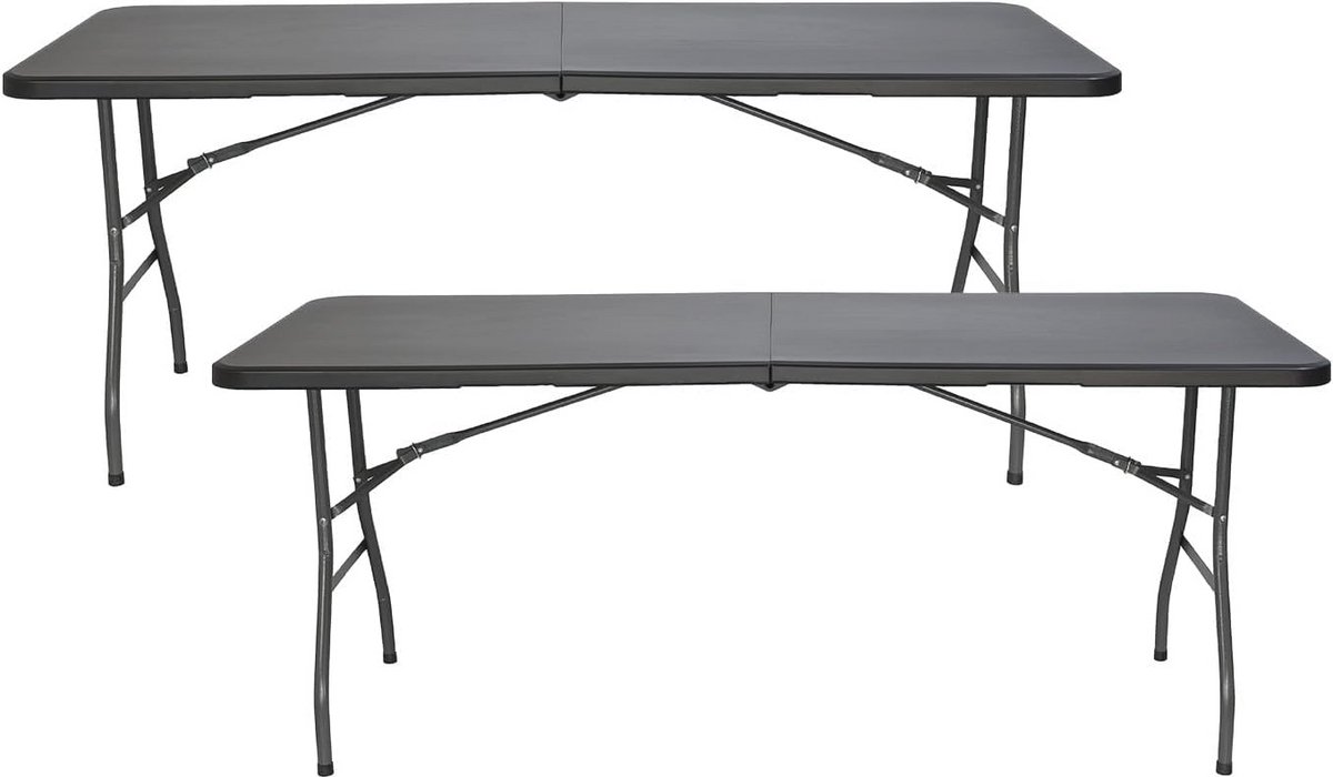 multifunctionele rechthoekige klaptafels set van 2 ideaal voor buiten