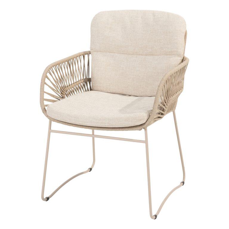 murcia dining stoel latte incl. 2 kussens 60×66,5×85,5 cm 4so 4so