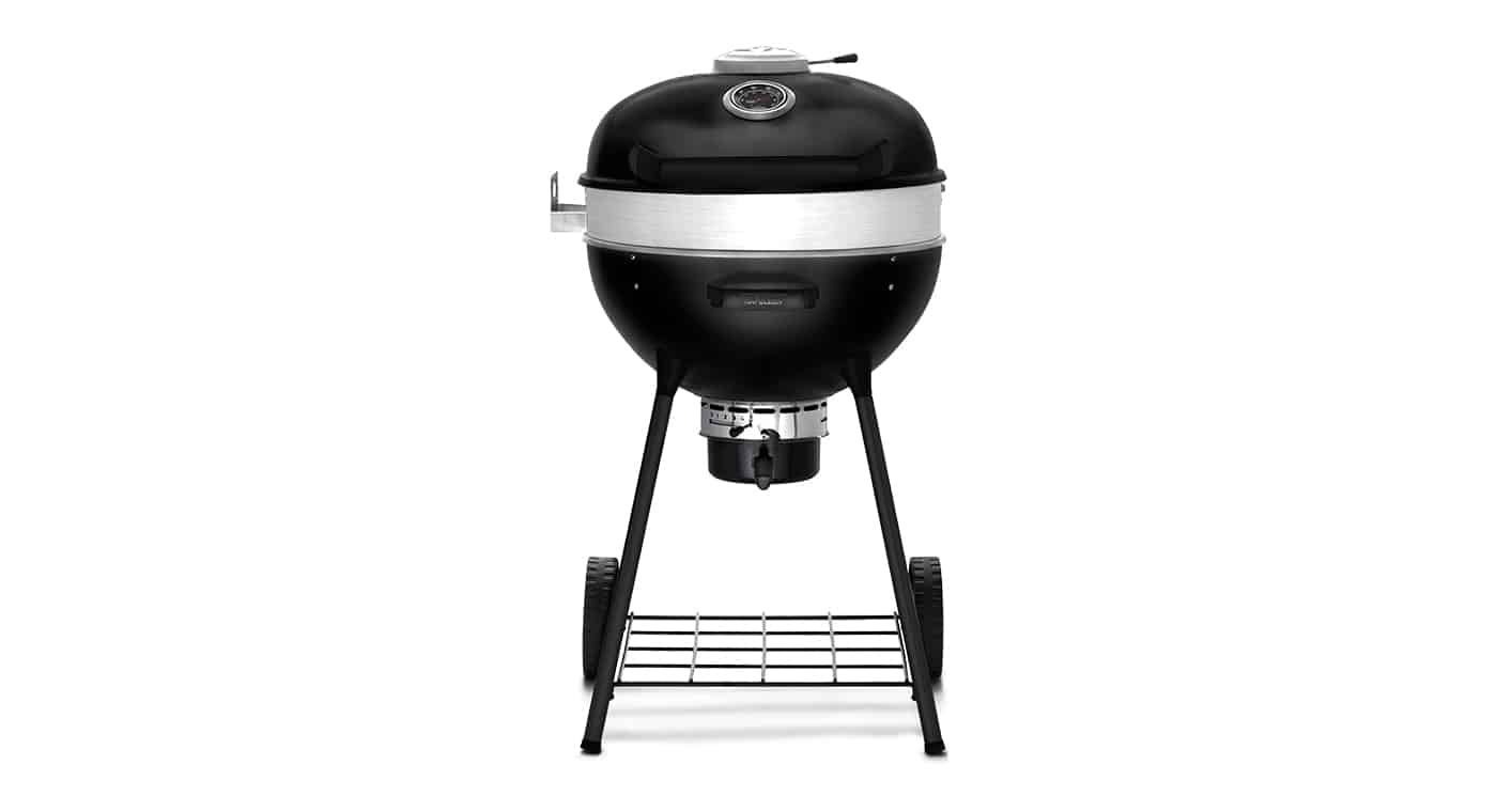 napoleon pro houtskool kettle, Ø57cm, mat zwart met plancha