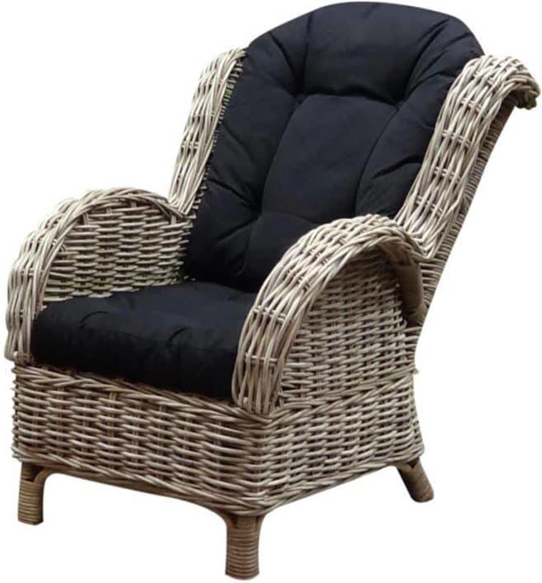 naturel relax lounge tuinstoel olefin black