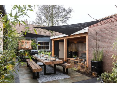 Nesling - Schaduwdoek Driehoek - 3,6 m - Black