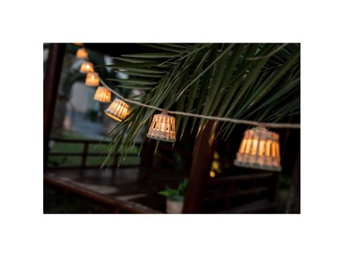 Newgarden Lichtsnoer Aurora Jute 8m 2w