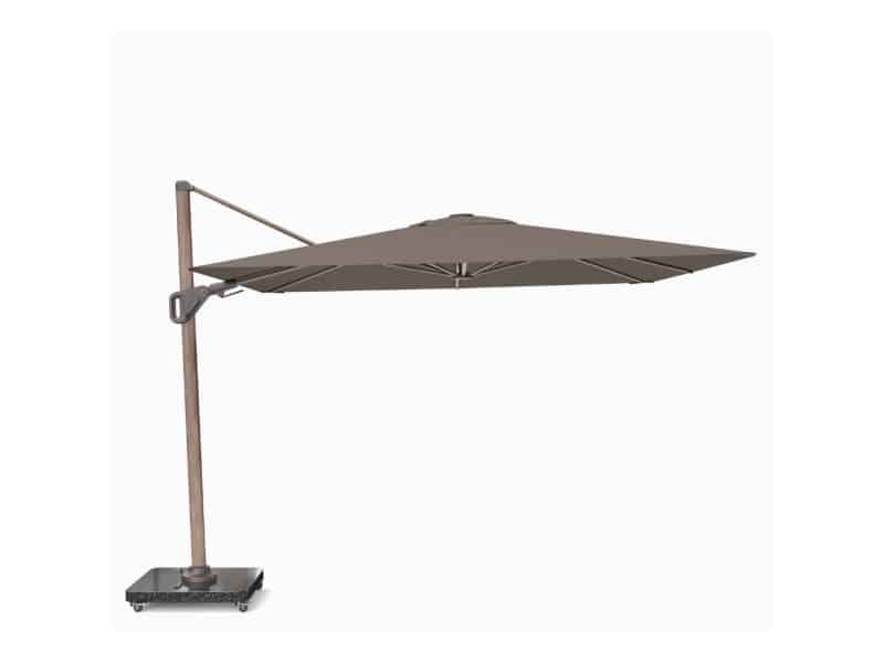 Nexus T² zweefparasol - premium doek | 300x300cm | Havana/Mocha