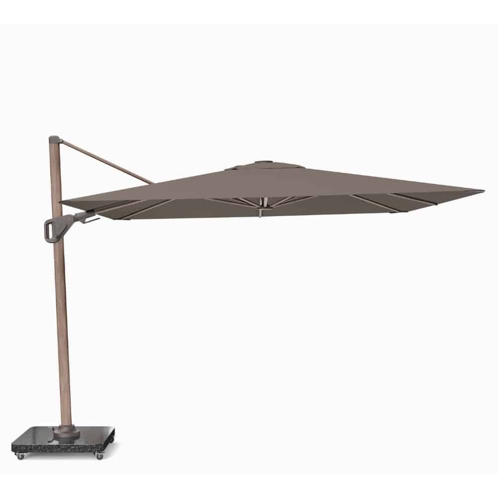 nexus t² zweefparasol premium doek | 300x300cm | havana/mocha