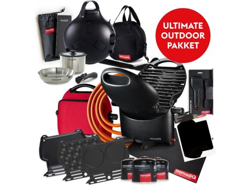 nomadiQ ULTIMATE OUTDOOR barbecue pakket - de ultieme gas barbecue
