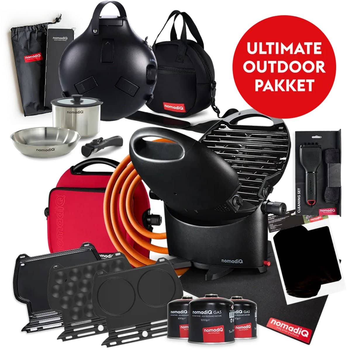 nomadiq ultimate outdoor barbecue pakket de ultieme gas barbecue
