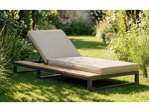 OKWISH Tuin Ligbed 184 X 79,5 X 73 Cm