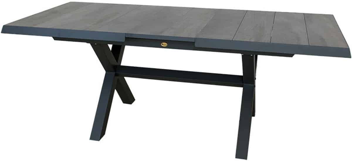 oosterik home blue valley uitschuifbare dining tafel midnight gr…
