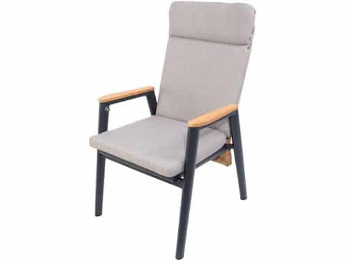 Oosterik home - Masonville verstelbare dining stoel midnight grey...