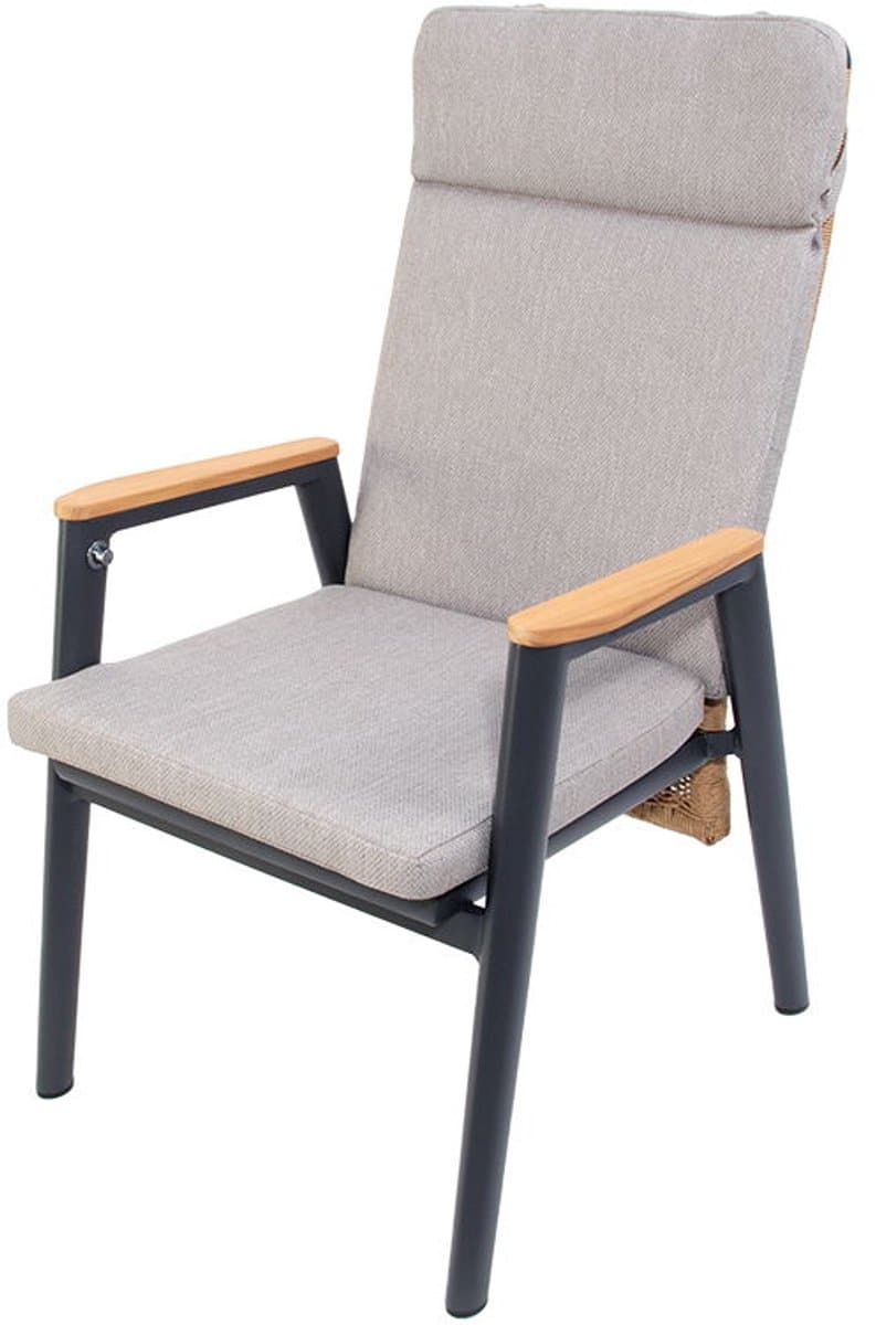 oosterik home masonville verstelbare dining stoel midnight grey…