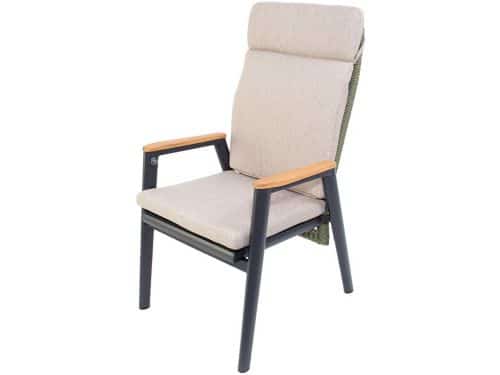 Oosterik home - Masonville verstelbare dining stoel midnight grey...