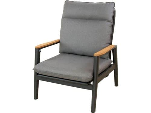 Oosterik home - Merino lounge stoel midnight grey