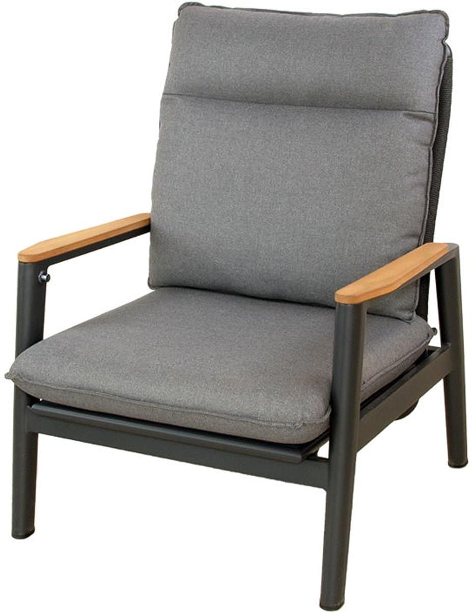 oosterik home merino lounge stoel midnight grey