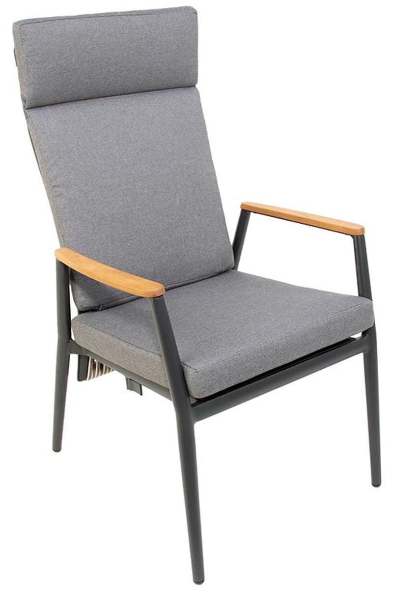 oosterik home severance verstelbare dining stoel midnight grey