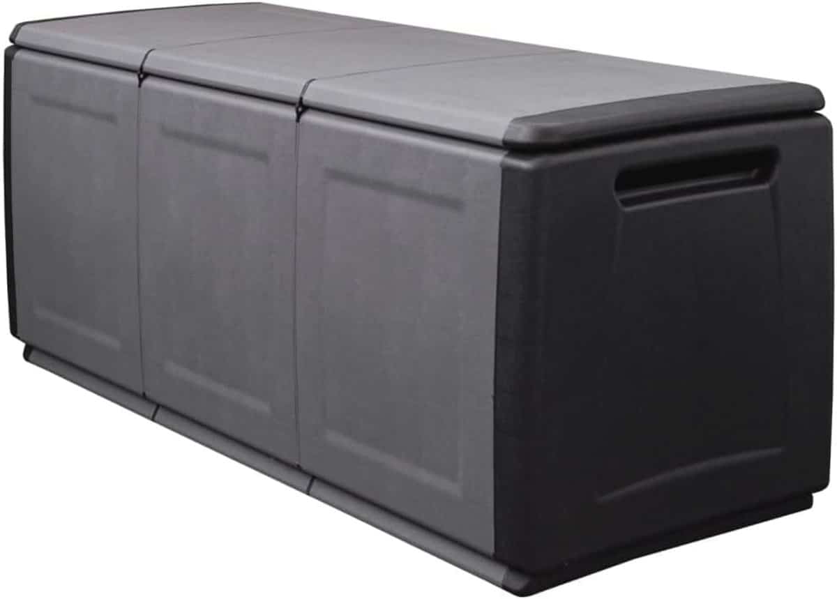 opbergbox tuin 330l weer en uv bestendige kussenkist voor tuinaccessoires