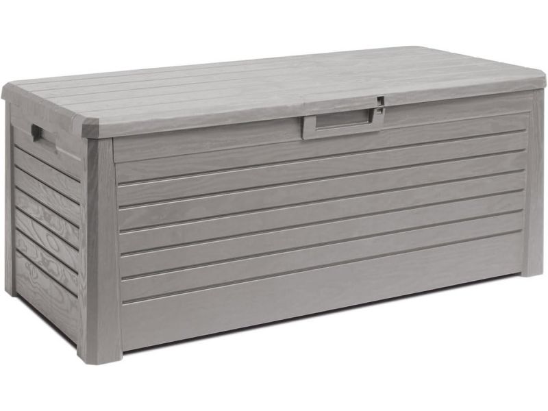 Opbergbox Tuin Grijs 148x72x60 cm - Weerbestendige Kussenbox Buiten