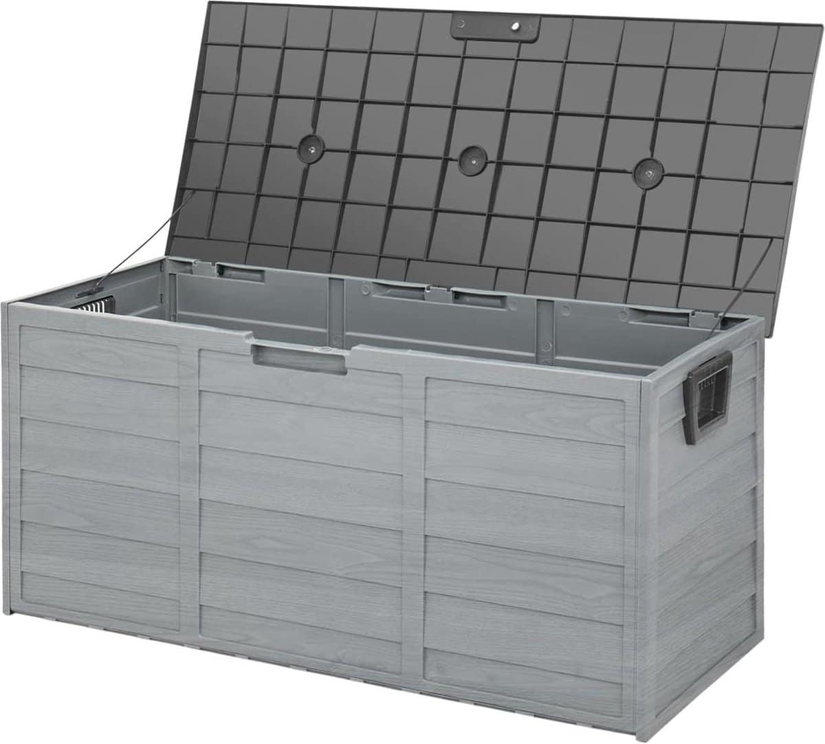 opbergbox tuinkussenbox 300 liter waterdichte buitenopbergdoos zwembadaccessoires terrasmeubels tuingereedschap