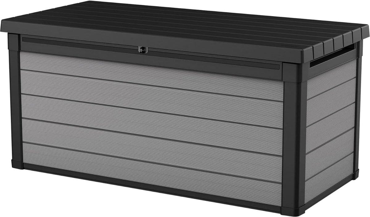 opbergbox tuinkussenbox premier 150 gallon deck box grijs