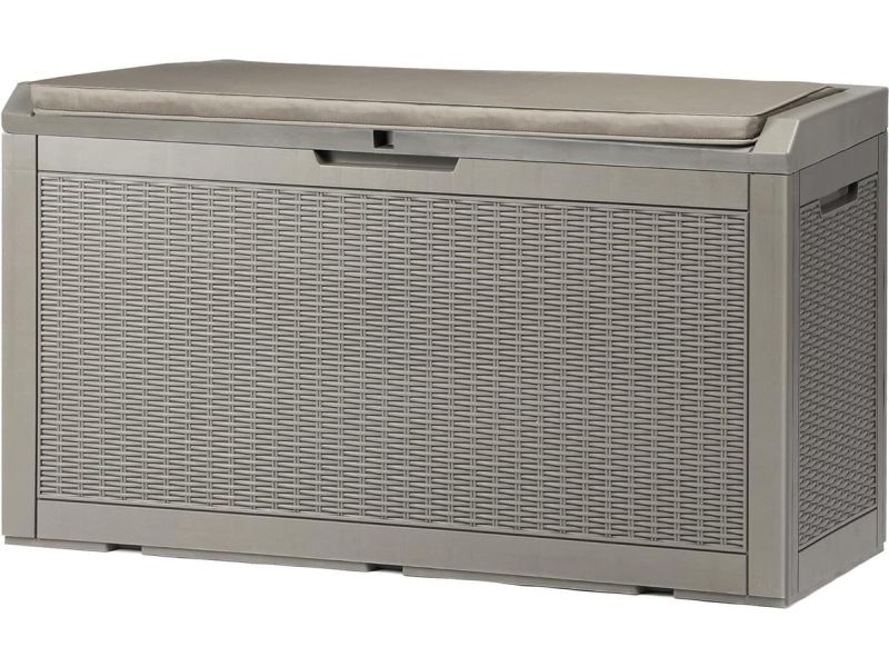 Opbergbox Tuinkussenbox waterdicht en afsluitbaar 380 liter kunsthars dekboxen