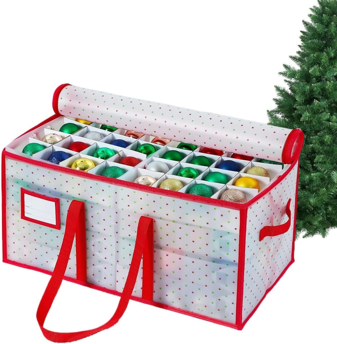 opbergcontainer kerstdecoratie feestartikelen houder veilige opslag 128