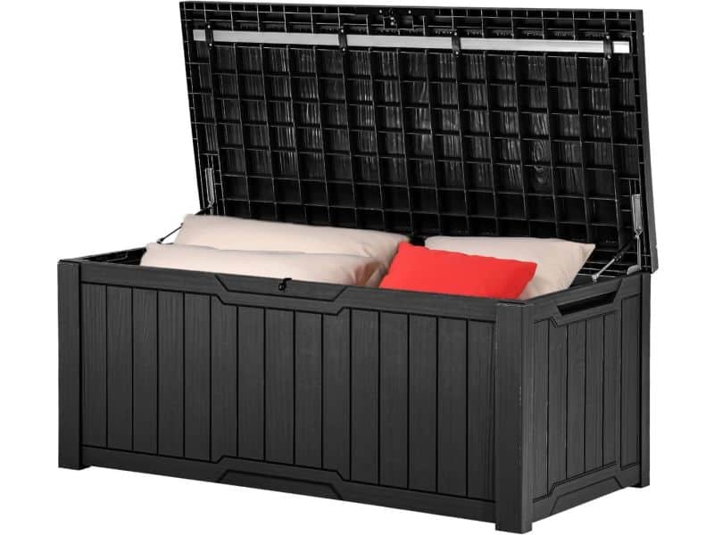 Opbergdoos voor buiten 120 gallon waterdichte dekbox voor tuingereedschap terraskussens