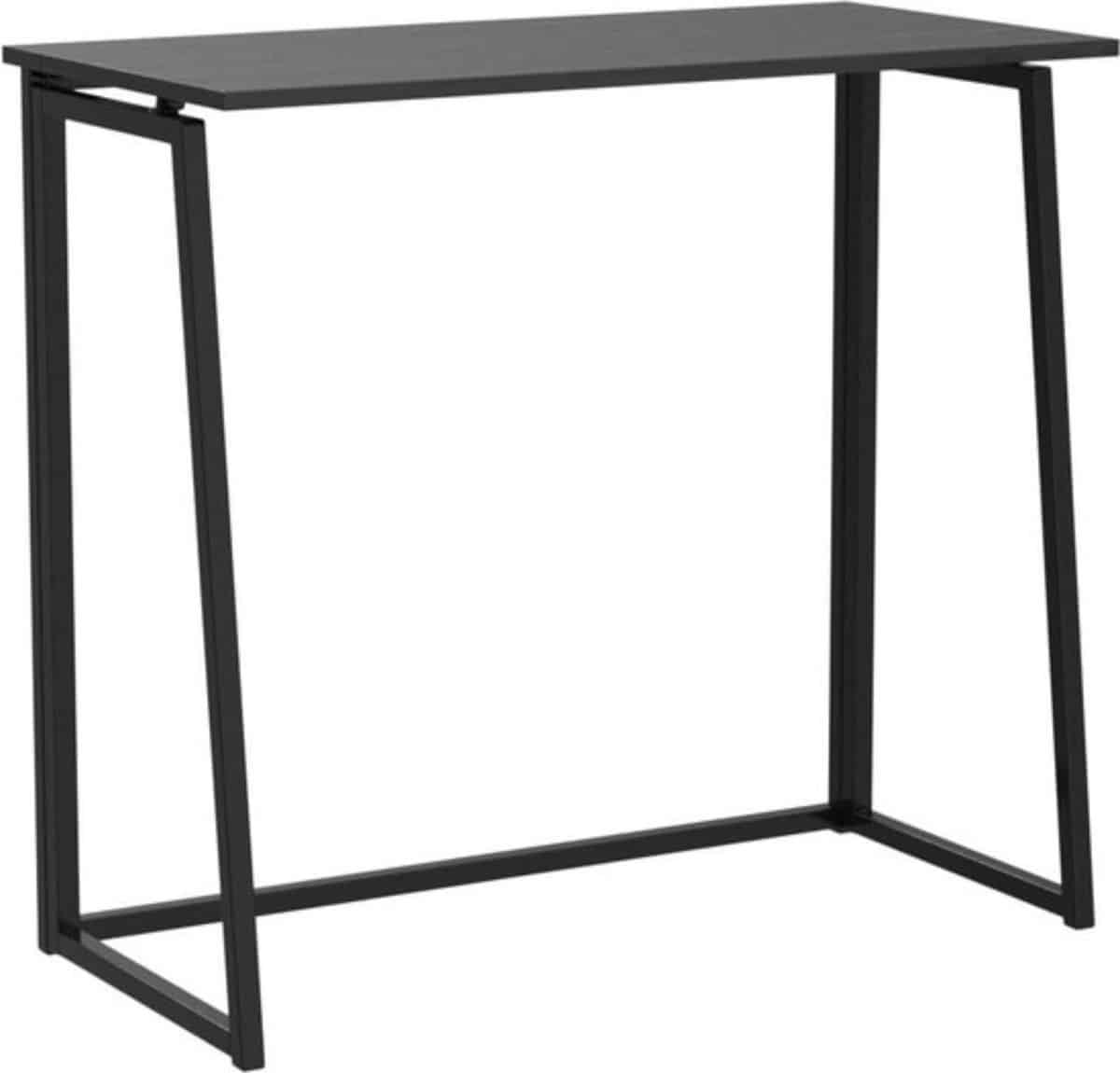 opklapbare klaptafel laptoptafel gemaakt van hout en metaal