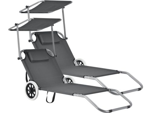 Opvouwbaar Ligbed Franka - Set van 2 - Met Luifel