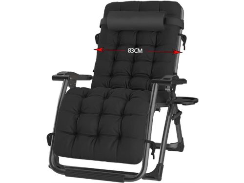 Opvouwbaar Ligbed - Verstelbare Tuinligstoel met Hoes - Ergonomisch en