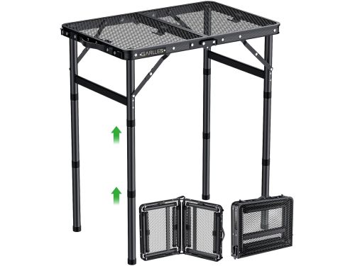 Opvouwbare klaptafel - lichtgewicht en verstelbaar - 1 stuk