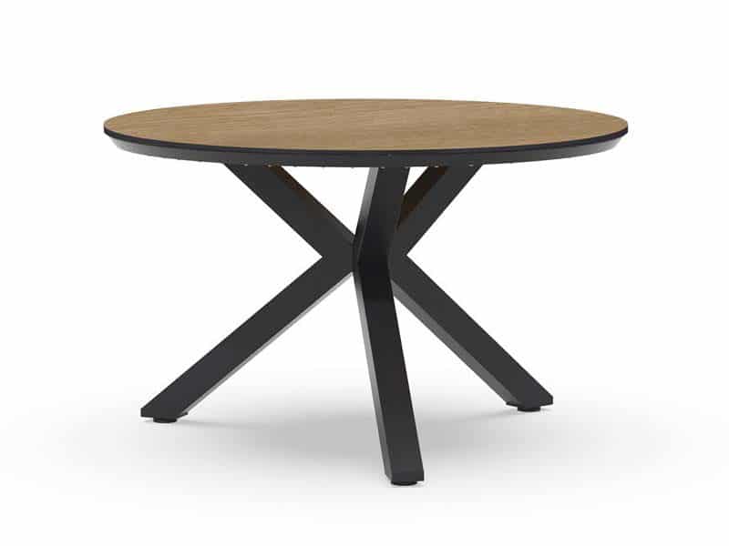 orbital dining tafel trespa bergamo charcoal dia 120 cm tierra outdoor tierra outdoor