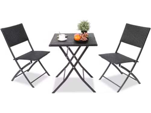 Outdoor Klaptafel Set - 3-delig - Voor Camping en Picknick