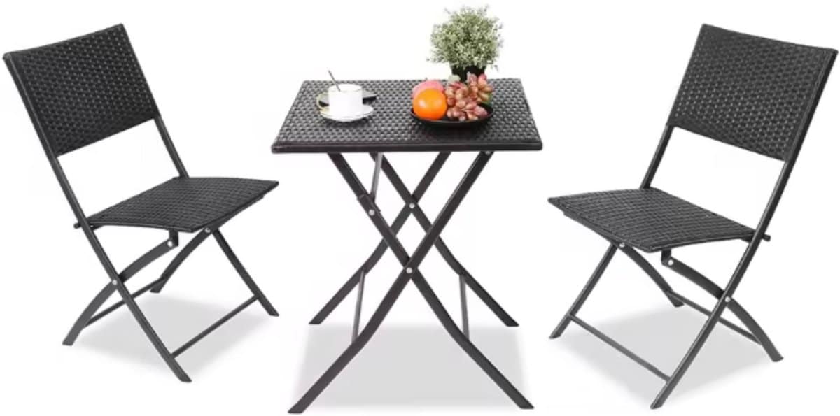 outdoor klaptafel set 3 delig voor camping en picknick