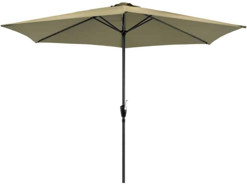 Outdoor Living - Parasol Gemini Olijfgroen Ø3mtr
