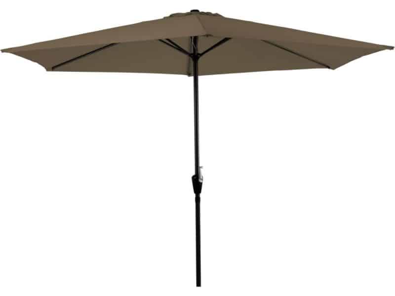 Outdoor Living - Parasol Gemini taupe Ø3mtr