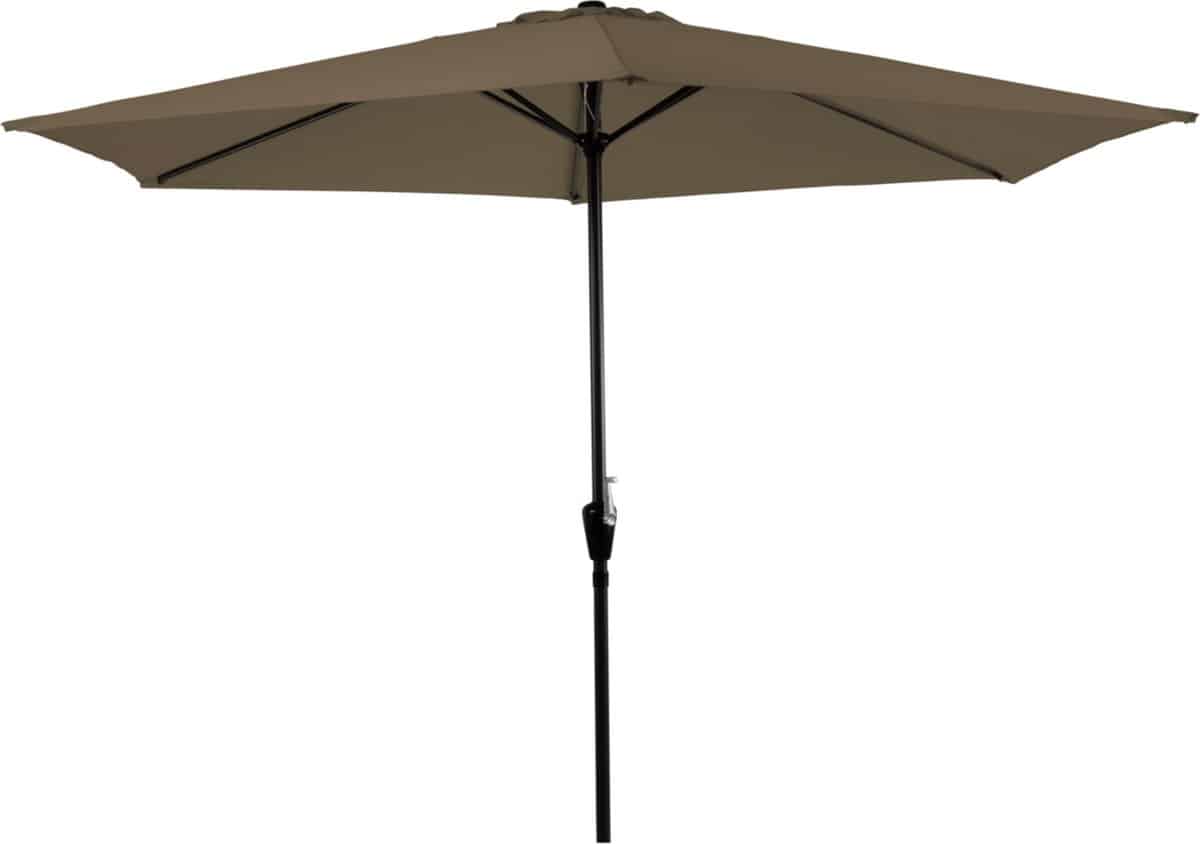 outdoor living parasol gemini taupe Ø3mtr